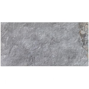 Bantame Blue Gray 12 in. x 24 in. Semi-Polished Porcelain Floor and Wall Tile (11.94 Sq. Ft. / Case)