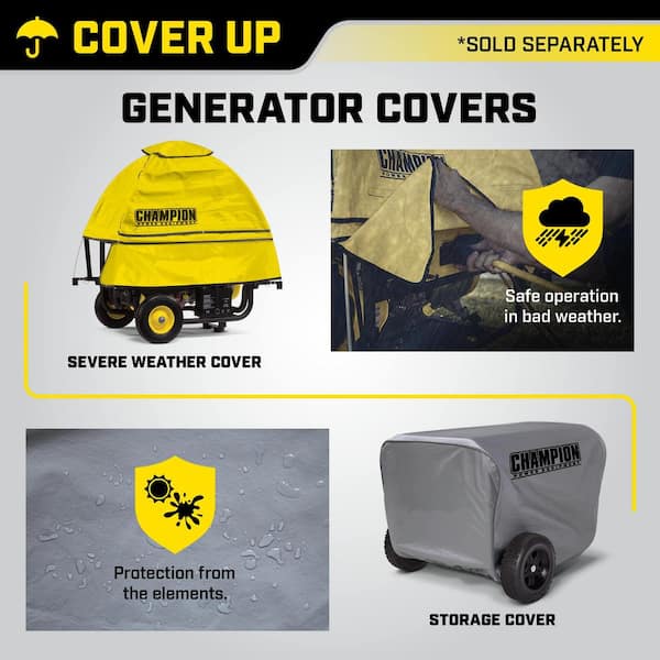 30.7" Generator Storage Cover For Champion Portable Weather-Resistant Dustproof 