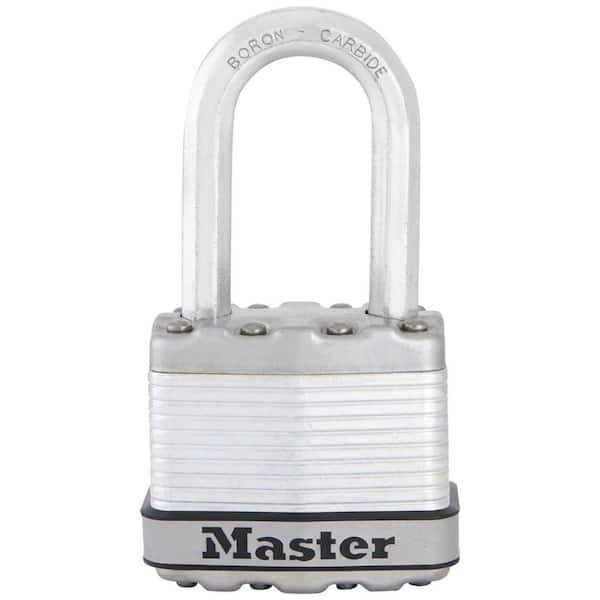 Heavy Duty Outdoor Padlock with Key, 1-3/4 in. Wide, 1-1/2 in. Shackle