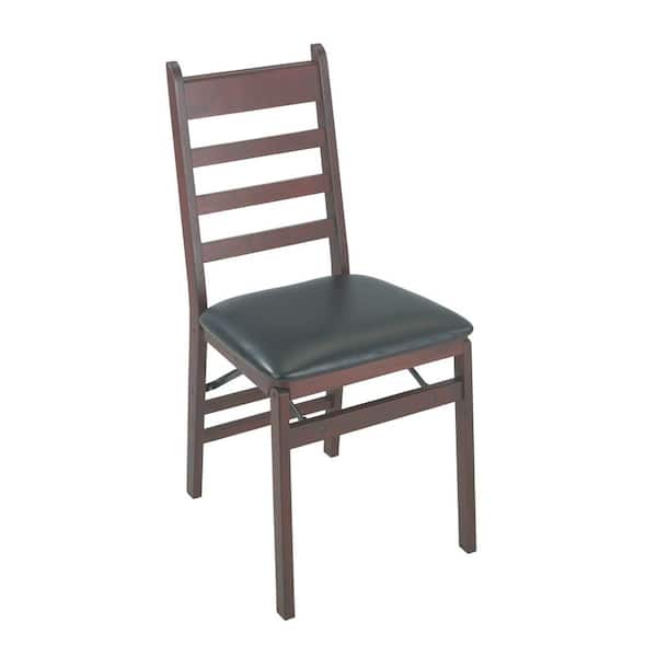 Cosco Woodcrest Brown Folding Chair (Set of 2)