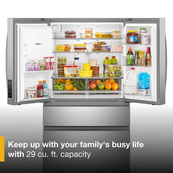 Reviews for Whirlpool 36 in. 29 cu. ft. Standard Depth French Door