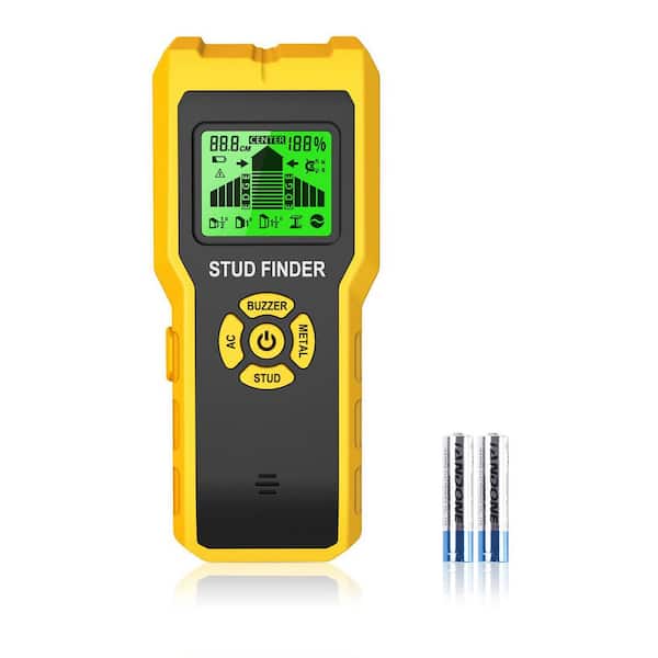 5-in-1 Wall Scanner Stud Finder Detector for Wood Metal Joists and Pipes with Wide Use and Practical Gadget