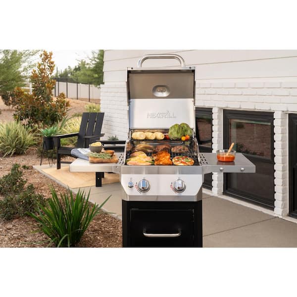 Nexgrill 2 Burner Propane Gas Grill in Black 720-0864RK - The Home