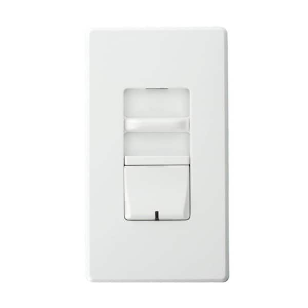 Leviton 8-1/3 Amp Renoir II Preset Slide Dimmer with Ballast 2-Wire Control/Thin Heat Sink, White