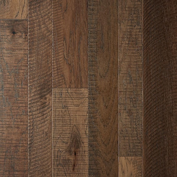 Malibu Wide Plank Chestnut Hickory 3/8 in. T x 4 in.x 5 in. x 6 in. Multi Width T & G Engineered Hardwood Flooring (1653.6 sq.ft./pallet)