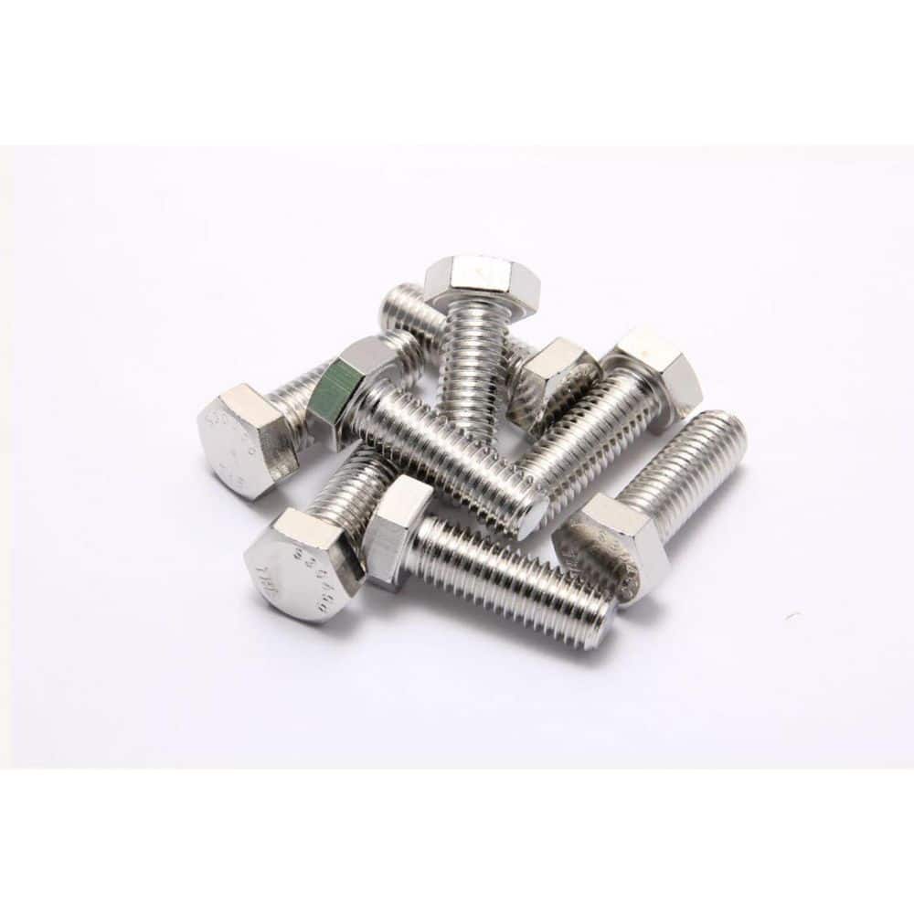3/8 in. x 1-1/2 in. 18-8 Stainless Steel Hex Head Cap Screws Treated with NL-19 (10-Pack) price history on PriceWatchPro