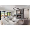 Big Ass Fans Haiku L - Smart Indoor Ceiling Fan, 52" Diameter, Cocoa/Black, Integrated LED (2700K), Universal Mount with 5" Downrod FR127C-U1H00-3L02-09258-532P610