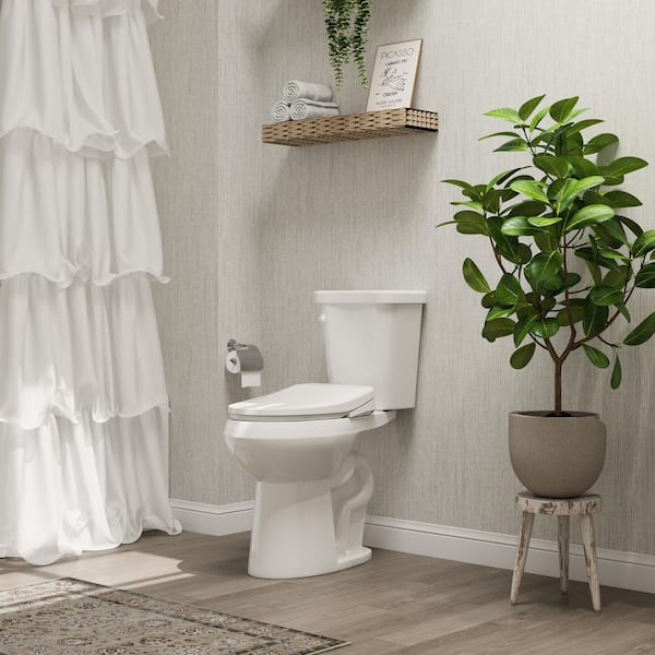 HOROW 21 in. Extra Tall Smart Bidet Toilet with 1.28 GPF - White