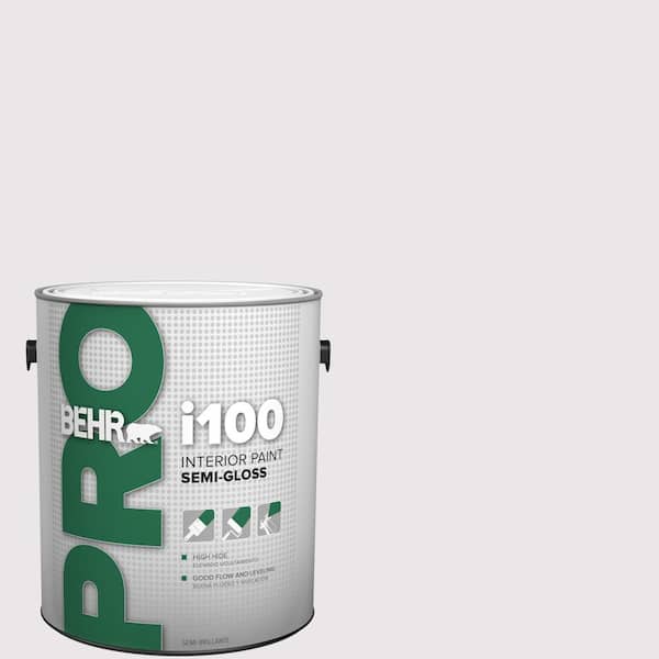 BEHR PRO 1 gal. #PR-W03 Melodic White Semi-Gloss Interior Paint