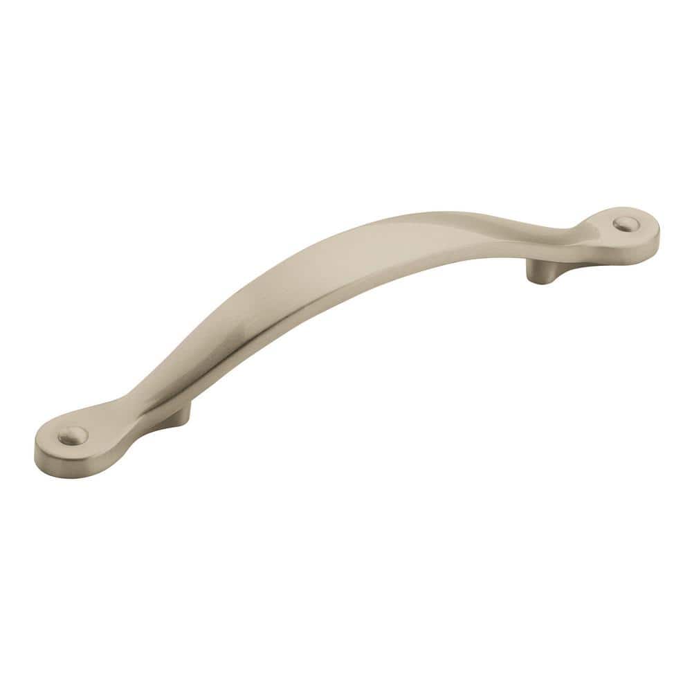 Inspirations 3-3/4 in. (96mm) Classic Satin Nickel Arch Cabinet Pull