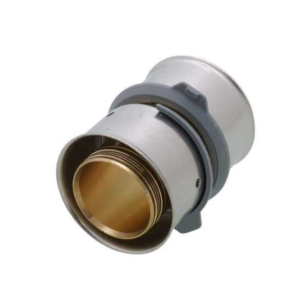 PureFlow 1-1/2 in. x 1-1/2 in. Press Zero Lead Bronze Coupling (5-pack)