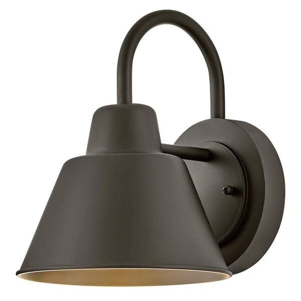 LARK - Wes Oil Rubbed Bronze Outdoor Wall Lantern Sconce (1-Light)