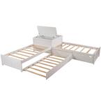 L shaped clearance beds with trundle