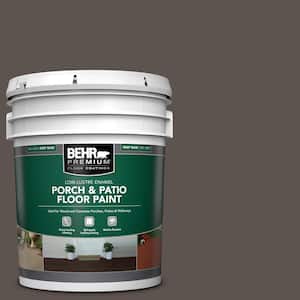 5 gal. #AE-24 Barn Brown Low-Lustre Enamel Interior/Exterior Porch and Patio Floor Paint