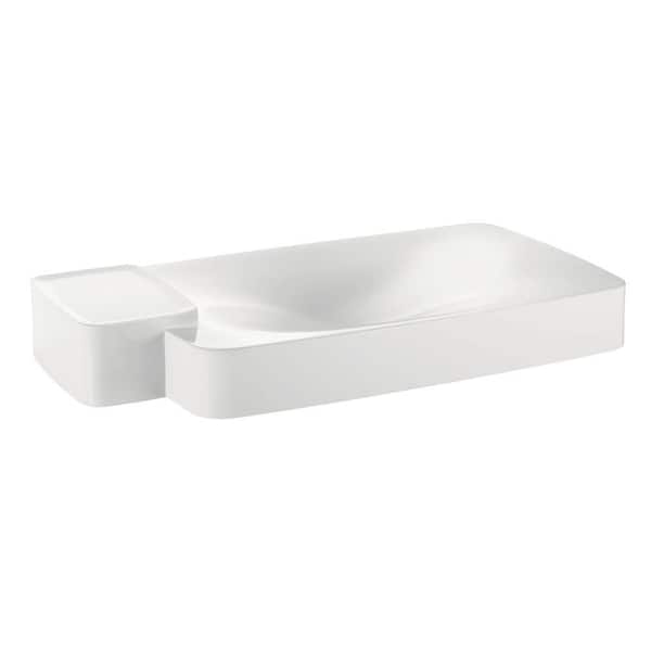Hansgrohe Axor Bouroullec Wall-Mounted Bathroom Sink in White