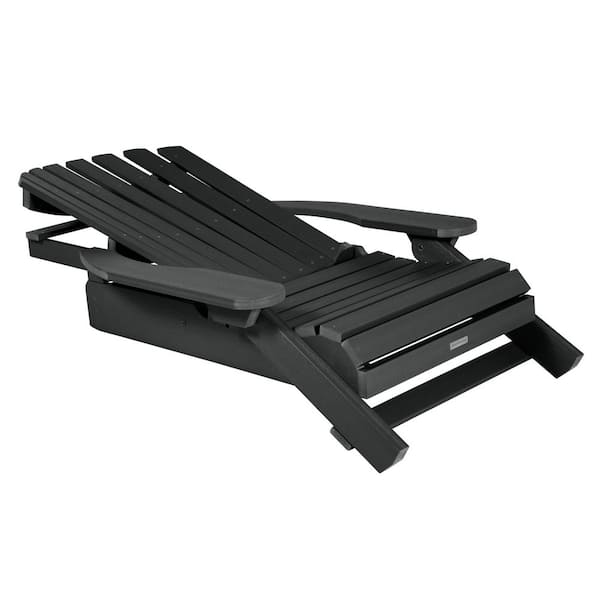 Highwood King Hamilton Black Folding and Reclining Recycled