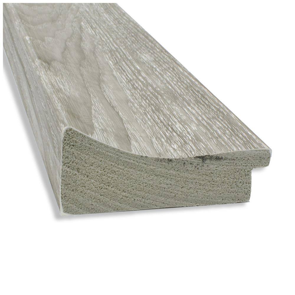 Rustic Dove Greywash Weathered Wood Grain 42x30 Wall Mirror