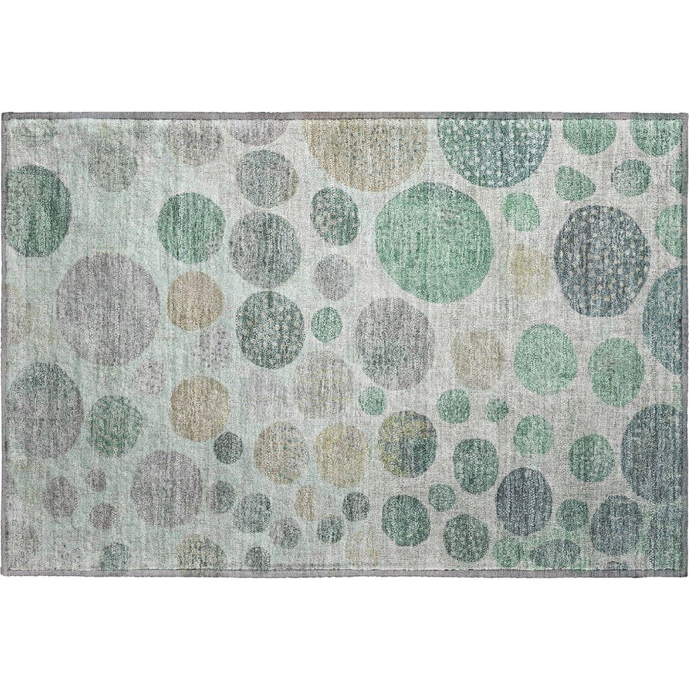Mayfield Premium Machine Washable Abstract AMF1952 Sage 2 ft. x 3 ft. Accent Rug price history on PriceWatchPro