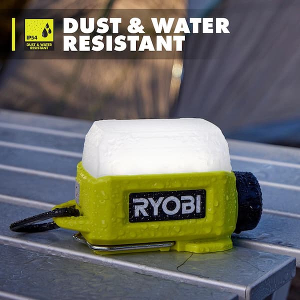 RYOBI - USB Lithium Cordless Compact Area Light Kit with 2.0 Ah USB Battery and Charging Cable