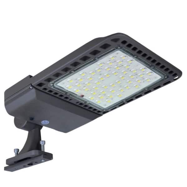 200-Watt 150° Bronze Weather Resistant Integrated LED Parking Lot Area Light 5000K Daylight 28000 Lumens Arm Mount