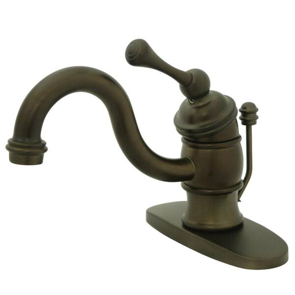 Kingston Brass Victorian Single Hole Single-Handle Bathroom Faucet in Oil Rubbed Bronze