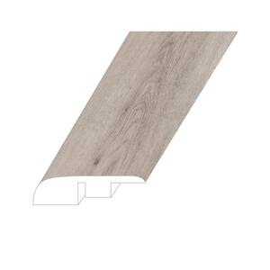 Invicta Novel Taupe 0.59 in. T x 1.38 in. W x 94.49 in. L Vinyl End Cap Molding