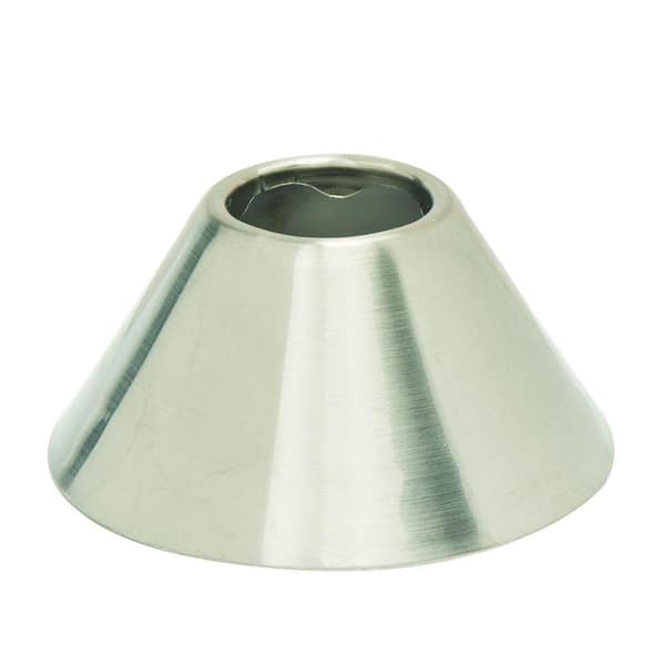 BrassCraft 1/2 in. IPS Bell Escutcheon in Satin Nickel