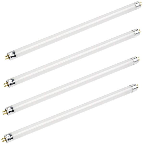 4 Pack T5 8 Watt F8T5 BL Black Light Bulb BL368 365nm WS108 Fluorescent Tube