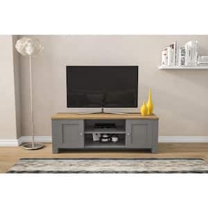Dawson 54 in. Grey TV Stand Fits TVs up to 55 in.
