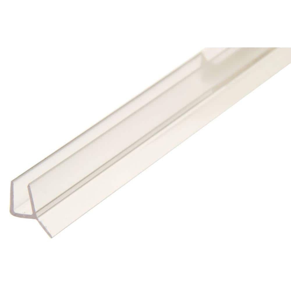 Showerdoordirect 98 In L Frameless Shower Door Seal With Wipe For 1 2 In Glass 12ddbs98 The Home Depot