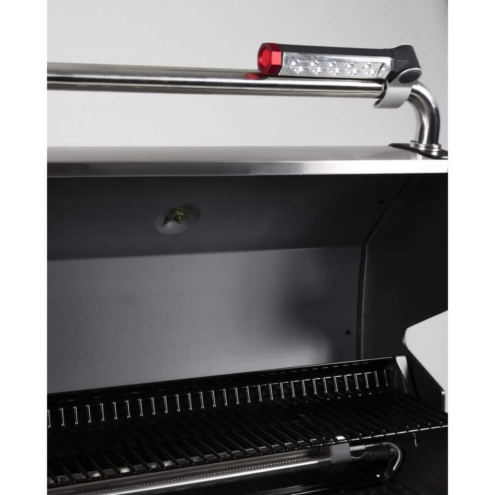 10-LED Battery Operated Grill Light with Aluminum Clamp