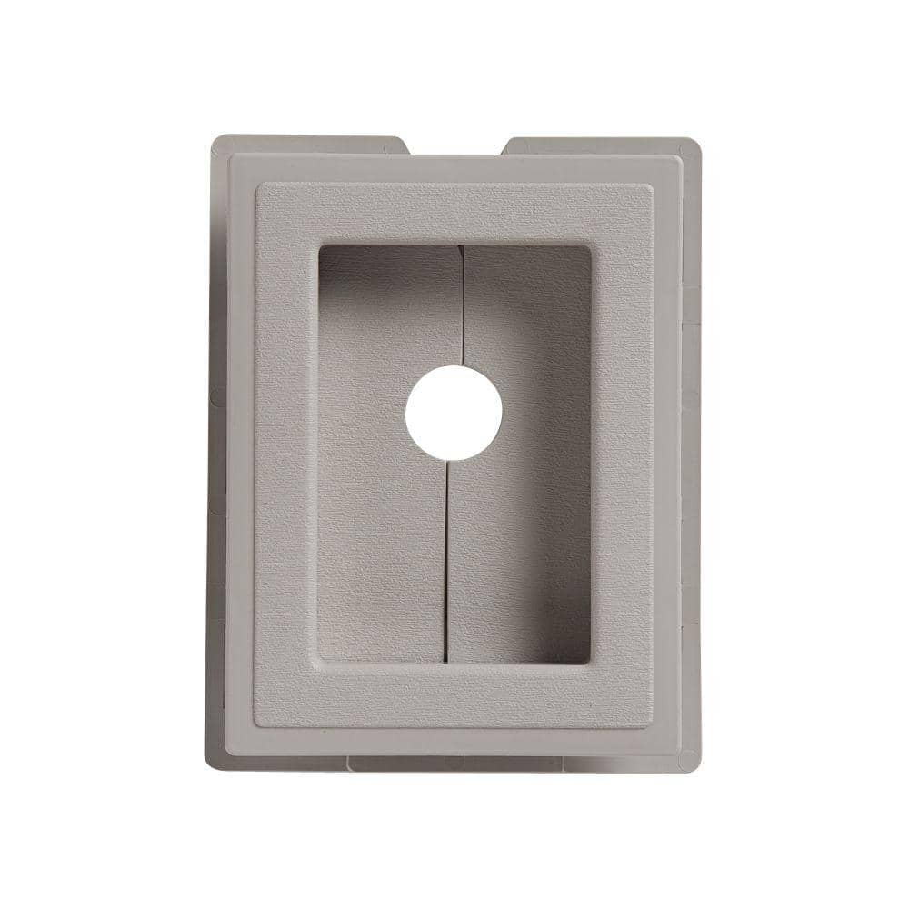 Ply Gem Pewter Split Recessed Mounting Block MBLKRHNPH The Home Depot