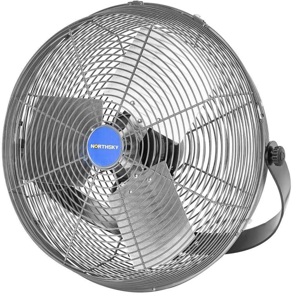 18 in. 3-Speeds High Velocity Mounted Fan in indoor in Black, 4,900 CFM, 360° Head Hit, for Warehouse, Workshop, Garage price history on PriceWatchPro