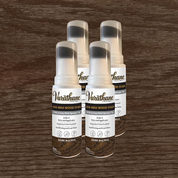 4 Ounce Less Mess Dark Walnut Wood Interior Paint/Stain Applicator (4 Pack)