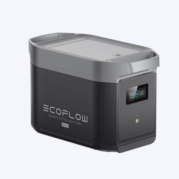 Ecoflow DELTA MAX エクストラバッテリー 2016Wh EcoFlow 2400W Output Electric Switch Start, 2016Wh Capacity, DELTA