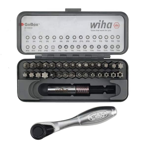 Wiha GoBox Master Torx Bit Screwdriver with Mini Ratchet (32