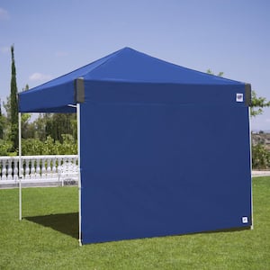 10 ft. Royal Blue Sidewall, Zipper-Free, Fits E-Z UP 10 ft. x 10 ft. Straight Leg Shelters (Not Included)