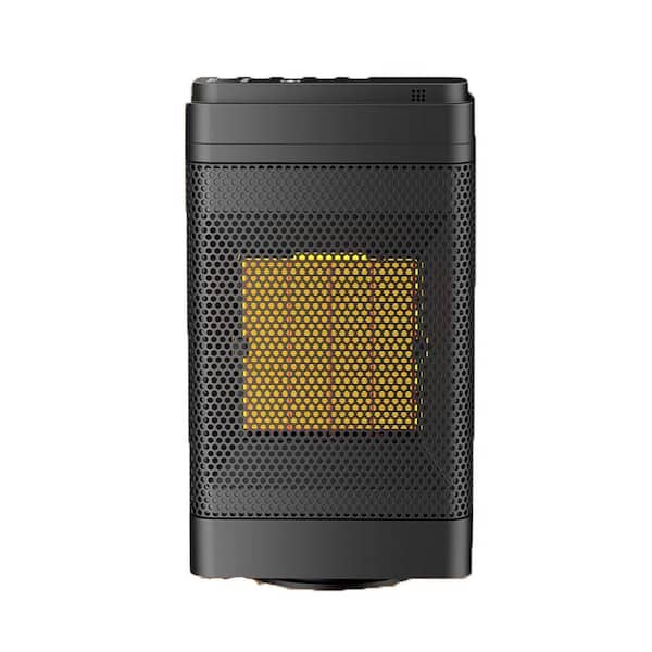 Ahfiwaso 1500-Watt 10.7 in. Portable Electric Tower Ceramic Forced Air Space Heater with Thermostat 70 Oscillation and 12h Timer