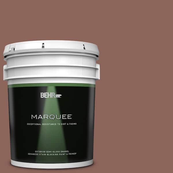 BEHR MARQUEE 5 gal. #BXC-52 Natural Copper Semi-Gloss Enamel Exterior Paint & Primer