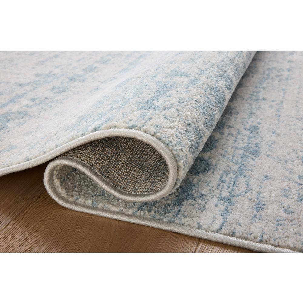 Kamala Sky and Dove Blue Diamond Pattern Accent Rug 2'-3" x 3'-10"