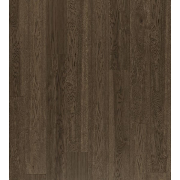 ASPEN FLOORING Take Home Sample - Desert Shadow Hickory Water Resistant Engineered Hardwood Flooring