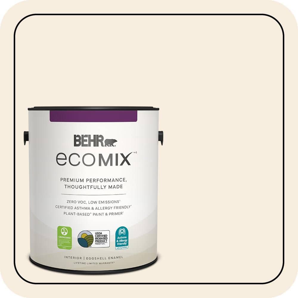 Mist Color Interior Reviews for BEHR ECOMIX 1 gal. #PPL-11 Citrus Mist Eggshell Enamel ...
