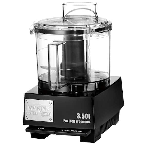 Waring Commercial Combination 4 Qt. Batch Bowl with LiquiLock® Seal System  and Continuous-Feed Food Processor