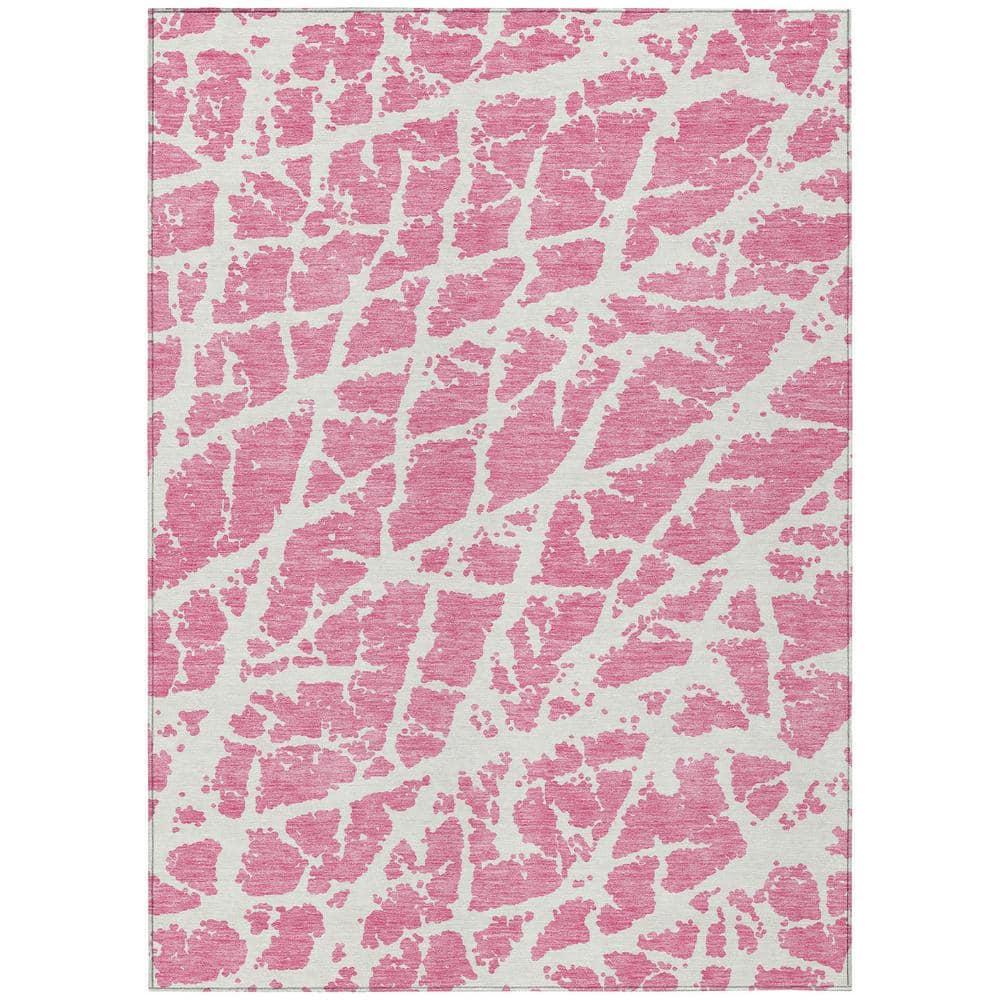 Chantille ACN501 Pink 2 ft. 6 in. x 3 ft. 10 in. Machine Washable Indoor/Ou