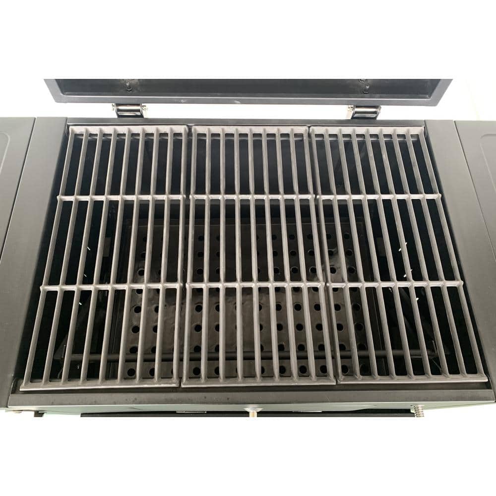 Grillfest Black 52.5'' Portable Charcoal Cart Grill