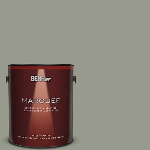 BEHR MARQUEE 1 gal. #MQ6-21 Hunters Hollow One-Coat Hide Matte Interior Paint & Primer
