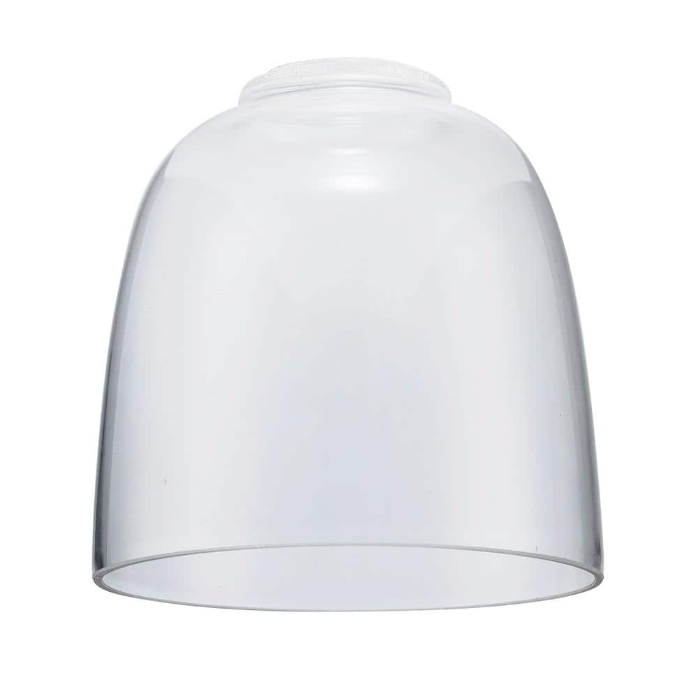 PRIVATE BRAND UNBRANDED 6 in. Clear Glass Dome Shaped Replacement ...