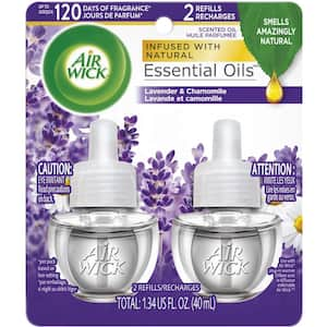 0.67 oz. Lavender and Chamomile Automatic Air Freshener Oil Plug-In Refill (2-Refills)