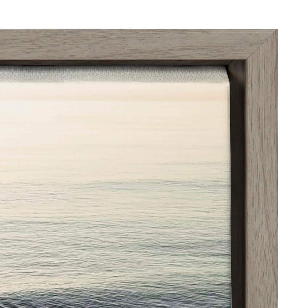 La Jolla Beach Scene Framed Canvas Wall Art