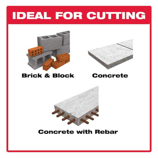 7 in. Diamond Segmented Cut-Off Discs for Masonry